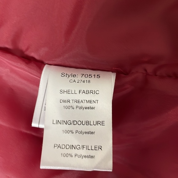 Oli Montreal Deep Red bright puffer coat - Picture 6 of 6